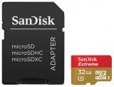   Micro SDHC 32GB SanDisk Extreme microSDHC Class 10 UHS Class 3 (SDSQXNE-032G-GN6AA)