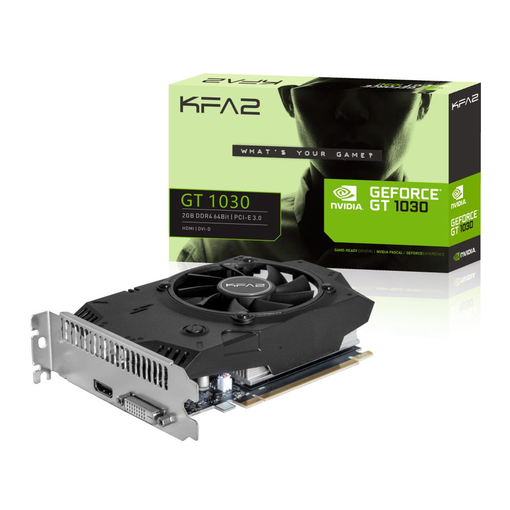 Видеокарта KFA2 GeForce GT1030 2GB GDDR4 купить в магазине Planeta COMP |  Код товара: 1331102 | Цена: 7080 руб. | Характеристики