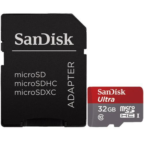 Карта памяти microsd sandisk ultra 32gb