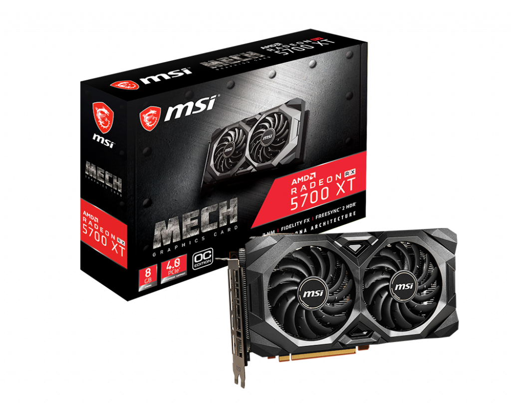 Видеокарта MSI Radeon RX 5700 XT 8GB GDDR6 (RX 5700 XT MECH OC) купить в  магазине Planeta COMP | Код товара: 1273576 | Цена: 41420 руб. |  Характеристики