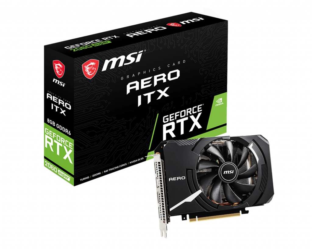 Видеокарта MSI GeForce RTX 2060 SUPER 8GB GDDR6 (RTX 2060 SUPER AERO ITX)  купить в магазине Planeta COMP | Код товара: 1292024 | Цена: 36700 руб. |  Характеристики