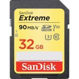 ����� ������ SDHC 32GB SanDisk Extreme Class 10 UHS Class 3 V30 (SDSDXVE-032G-GNCIN)