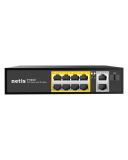  10PORT 10/100M 8POE+2XGE+SFP P110GH NETIS (P110GH)