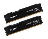   8GB DDR III Kingston HyperX Fury PC3-14900 1866Mhz Kit of 2 (HX318C10FBK2/8)