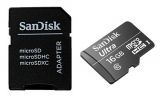����� ������ Micro SDHC 16GB Sandisk Ultra Class 10 UHS Class 1 (SDSDQL-016G-R35A)