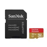 ����� ������ Micro SDHC 32GB MicroSD SanDisk Extreme Class 10 + ������� (SDSQXVF-032G-GN6AA)
