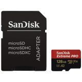 ����� ������ Micro SDXC 128GB SanDisk Extreme Pro Class 10 UHS Class 3 V30 A2 (SDSQXCY-128G-GN6MA)