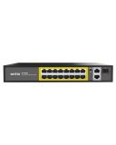  16PORT 10/100M 16POE+2XGE+SFP P116GH NETIS (P116GH)