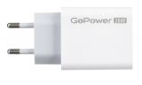 Зарядное устройство 1USB+1TYPE-C 20W QC3.0 00-00028401 WHITE GOPOWER (00-00028401)