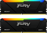 ����������� ������ 64Gb DDR4 Kingston Fury Beast 3200MHz RGB Kit of 2