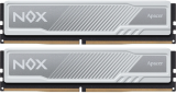 ����������� ������ 16Gb DDR4 Apacer NOX 3200MHz White Kit of 2