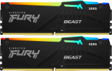����������� ������ 64GB DDR5 Kingston Fury Beast RGB 5600MHz Kit of 2