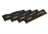 ����������� ������ 32GB DDR4 Kingston HyperX Fury PC4-19200 2400Mhz Kit of 4 (HX424C15FB2K4/32)