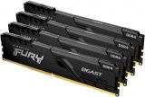 ����������� ������ 64Gb DDR4 Kingston Fury Beast Black 3200MHz PC4-25600 Kit of 4x16Gb (KF432C16BB1K4/64)