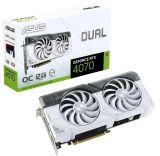  PCIE16 RTX4070 SUPER 12GB DUAL-RTX4070S-O12G-WHITE ASUS (DUAL-RTX4070S-O12G-WH)