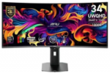 ������� MSI 34" MPG 341CQR QD-OLED X36 1800R, 21:9, QD-OLED, UWQHD, 0,03ms, 300cd, 360Hz, HDMI, DP, USB, USB-C, HAS (9S6-3DE29A-014)