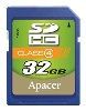 ����� ������ SD 32GB Apacer Class 4 (AP32GSDHC4-R)