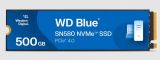 SSD WESTERN DIGITAL SN580 500 M.2  PCIE NVMe 3D NAND TLC   4150 /.   4150 /. 2.38mm TBW 300      1500000 . WDS500G3B0E (WDS500G3B0E)