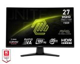  MSI 27" MAG 274CQF Black Curved 1500R, 16:9, Rapid VA, 2560x1440, 0,5ms, 300cd, 180Hz, 2xHDMI, 1xDP (9S6-3CE31T-015)