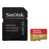 ����� ������ Micro SDHC 32GB Sandisk Extreme Class 10 UHS Class 3 V30 A1 (SDSQXAF-032G-GN6AA)