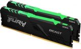 ����������� ������ 64Gb DDR4 Kingston Fury Beast RGB 3600MHz Kit of 2