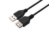  USB2.0(M)-USB(F) 1.5M 00-00029634 BLACK GOPOWER (00-00029634)