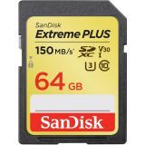 ����� ������ SDXC 64GB SanDisk Extreme PLUS Class 10 UHS-I (SDSDXW6-064G-GNCIN)
