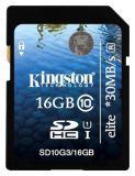 ����� ������ SD 16GB Kingston SDHS Class 10 (SD10G3/16GB)