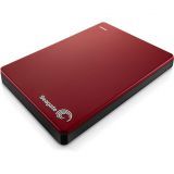    2 TB Seagate Backup Plus Slim Portable Drive (STDR2000203) Red
