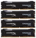 ����������� ������ 32GB DDR4 Kingston HyperX Savage PC4-22400 2800Mhz Kit of 4 (HX428C14SB2K4/32)