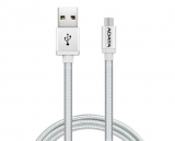 ������ USB - microUSB ADATA (AMUCAL-100CMK-CSV), 1�