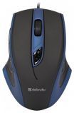 Мышь лазерная Defender Warhead GMX-1800 Black-Blue (52724)