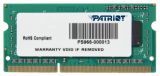 ����������� ������ SO-DIMM DDR III 4GB Patriot PC12800 1600MHz (PSD34G1600L82S)