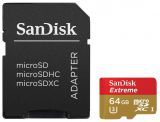 ����� ������ Micro SDHC 64GB SanDisk Extreme UHS Class 3 (SDSQXNE-064G-GN6AA)