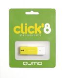 USB Flash 8GB QUMO Click Lemon Yellow (QM8GUD-CLK-Lemon)