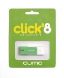 USB Flash 8GB QUMO Click Mint Green (QM8GUD-CLK-Mint)