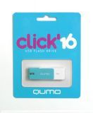USB Flash 16GB QUMO Click Azure (QM16GUD-CLK-Azure)