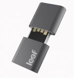 USB Flash 16GB  Leef Fuse Charcoal Matte/White (LFFUS-016GWR)