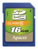 ����� ������ SDHC 16GB Apacer Class 6 (AP16GSDHC6-R)
