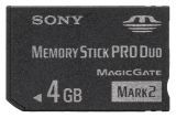 ����� ������ Memory Stick Pro Duo 4GB Sony (MS-MT4G) (������)
