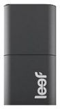 USB Flash 64GB Leef Fuse Charcoal Matte/Black (LFFUS-064GKR)