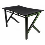   AKRacing GAMING DESK black/green