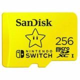 ����� ������ Micro SDXC 256GB Sandisk UHS-I Card for Nintendo Switch Class 10 (SDSQXAO-256G-GNCZN)