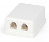  RJ12 Telecom TC-SB-2-6P4C-C2-WH
