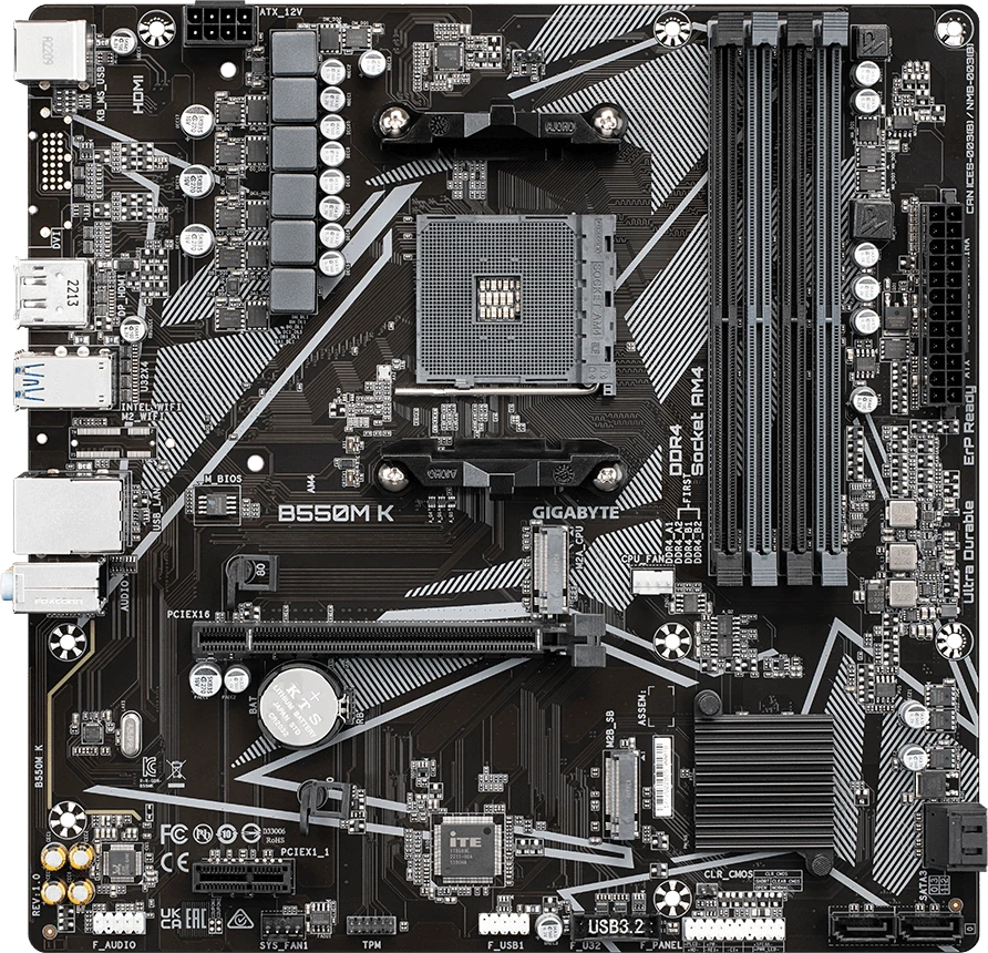   Gigabyte B550M K