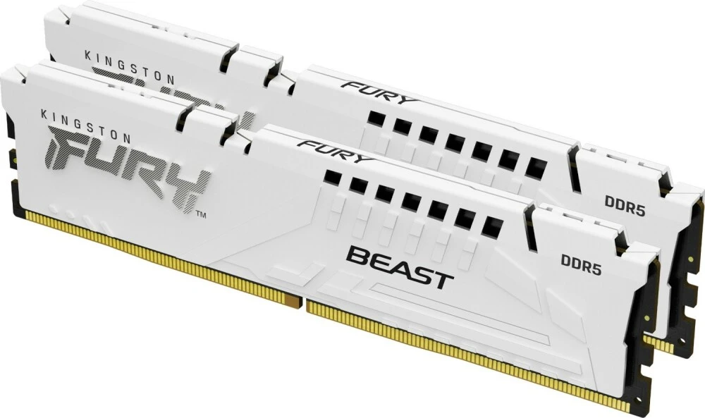 ����������� ������ 32GB DDR5 Kingston Fury Beast 5600MHz White Kit of 2 (KF556C36BWEK2-32)