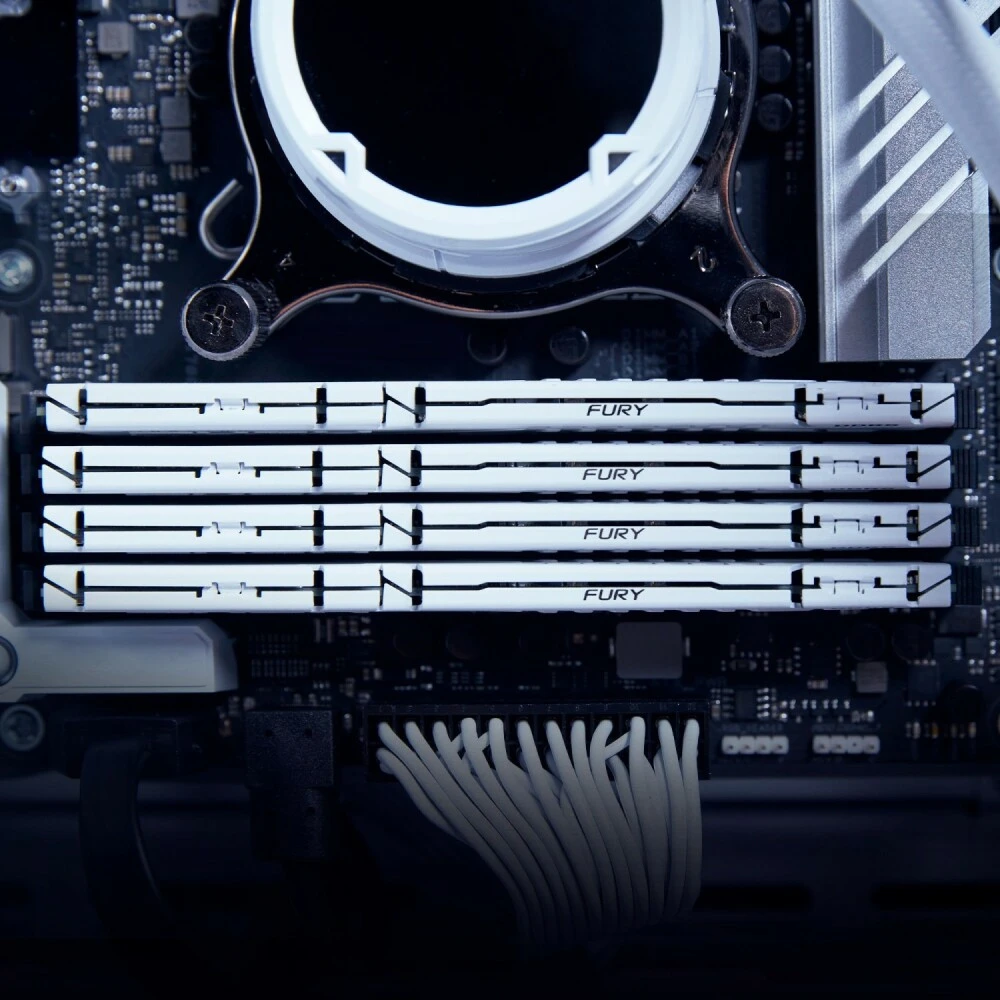 ����������� ������ 32GB DDR5 Kingston Fury Beast 5600MHz White Kit of 2 (KF556C36BWEK2-32)