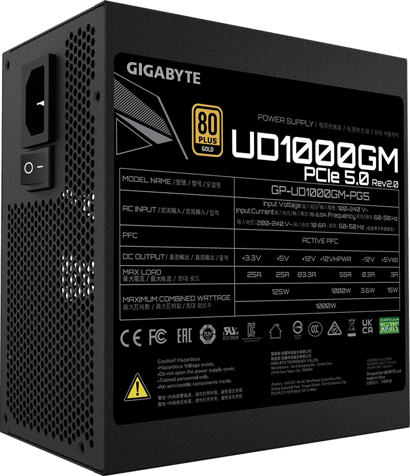   1000W Gigabyte GP-UD1000GM PG5 v2