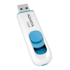 USB Flash ���������� 32GB ADATA C008 White/Blue (AC008-32G-RWE)