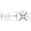 Кронштейн для телевизора Kromax Dix-25 Black (24049)